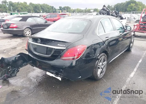 2020 Mercedes-Benz C 300 4Matic из США, поврежденный, VIN 55SWF8EB4LU329810